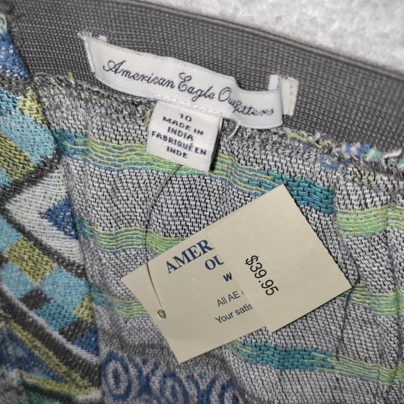 🆕American Eagle | Aztec Tribal Print Skirt Size 10 Women's Mini Skirt - Picture 4 of 10